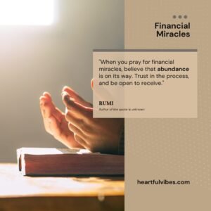 6. Financial Miracle Prayers 