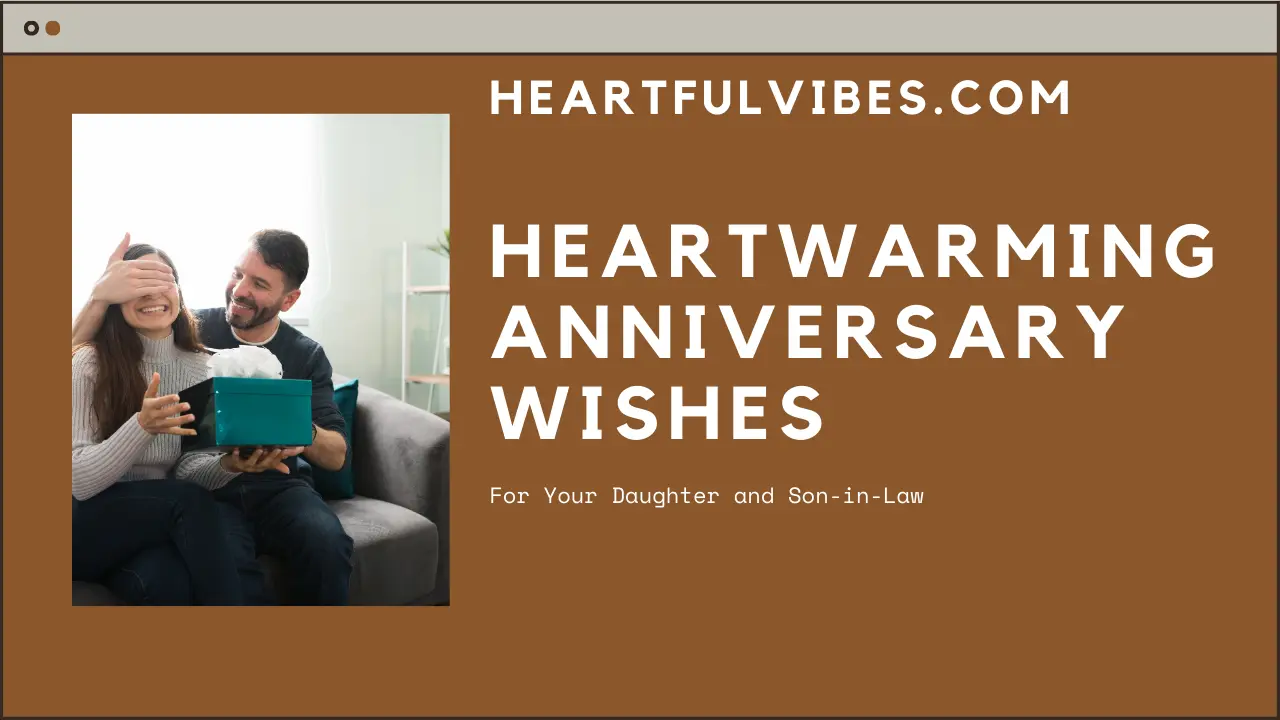 Anniversary Wishes For Daughter And Son In Law​